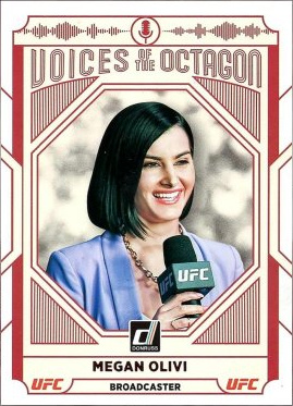 Megan Olivi 2022 Panini Donruss UFC Base #223 Holo Black Laser