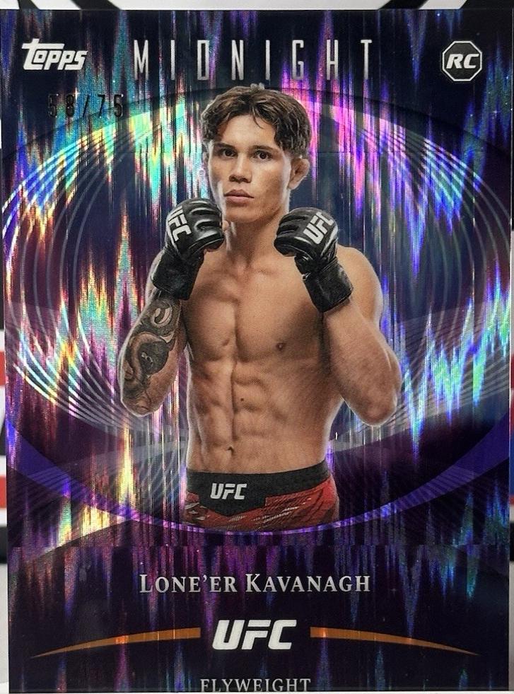 Lone'er Kavanagh 2026 Topps Midnight UFC Base #96 Dusk
