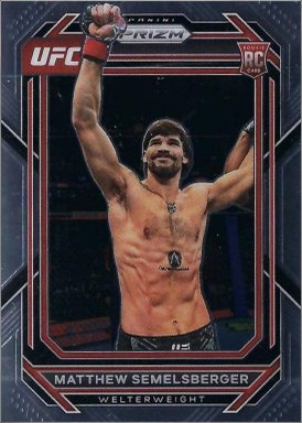 Matthew Semelsberger 2023 Panini Prizm UFC Base #152 Green Pulsar