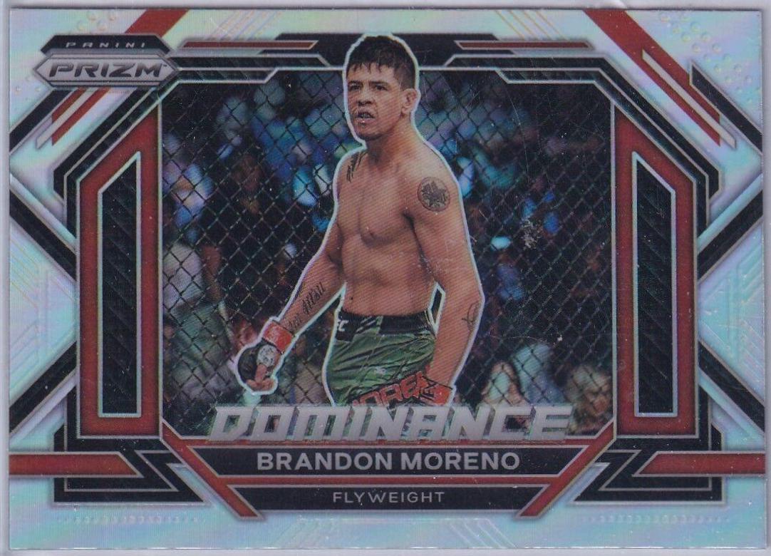 Brandon Moreno 2023 Panini Prizm UFC Dominance #10 Silver