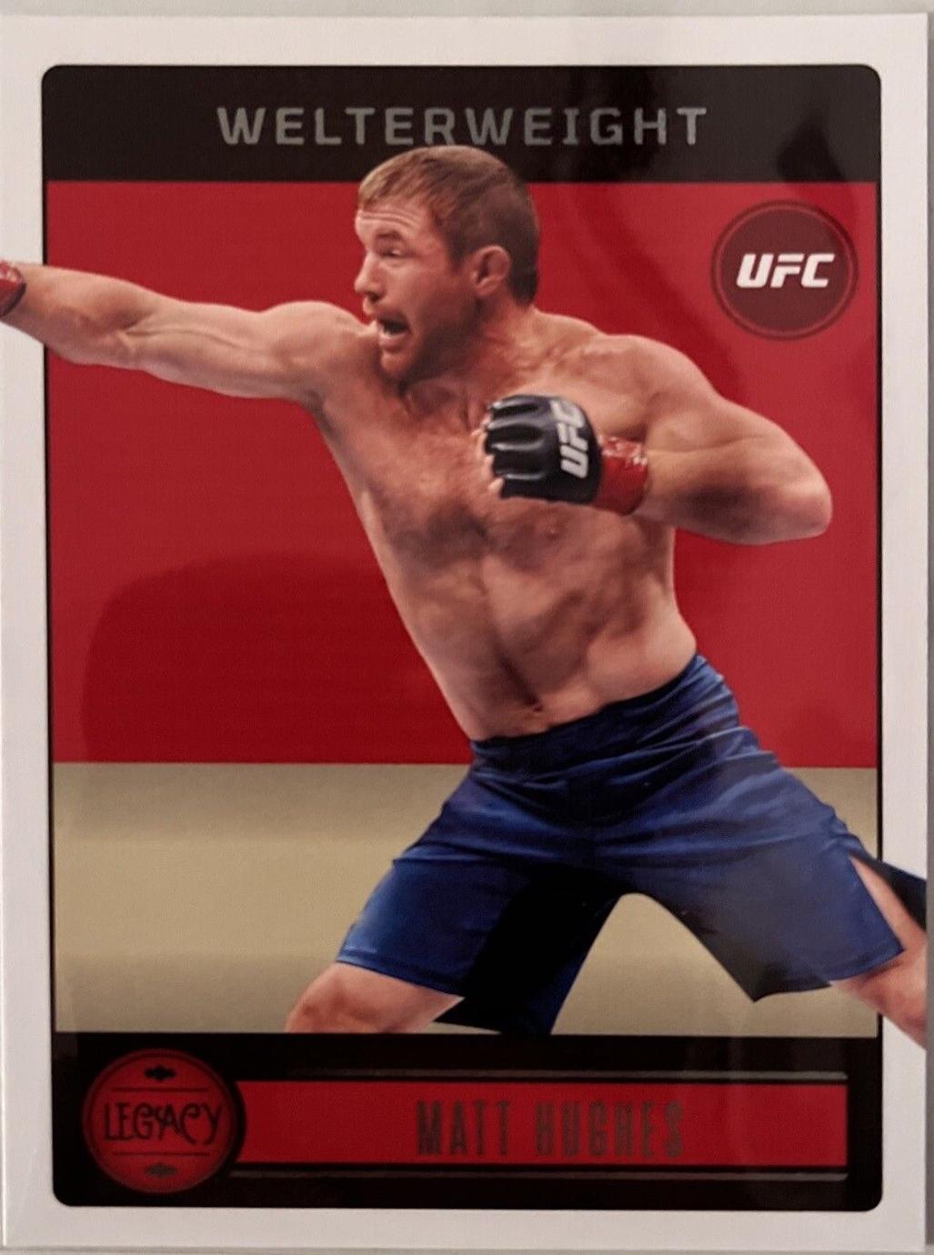 Matt Hughes 2023 Panini Chronicles UFC Base Legacy #145 Red