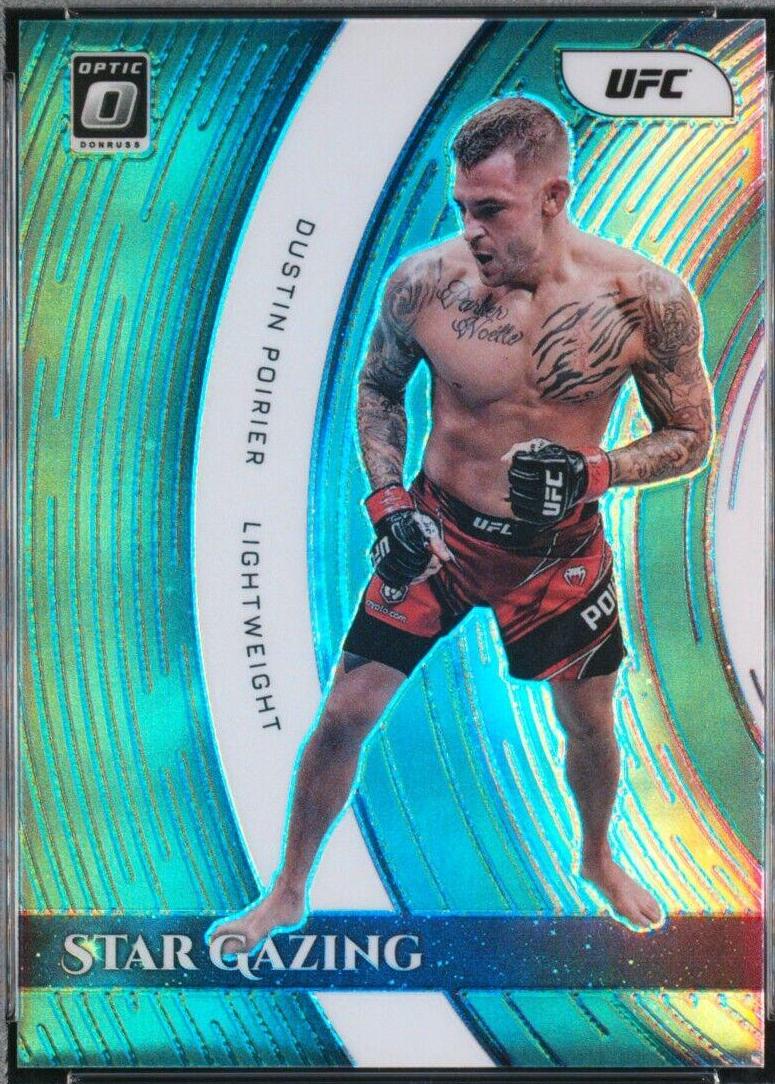 Dustin Poirier 2022 Panini Donruss Optic UFC Star Gazing #2 Green