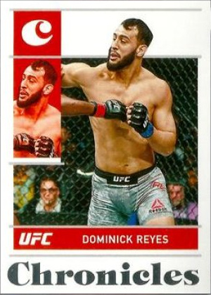 Dominick Reyes 2022 Panini Chronicles UFC Base Chronicles #27 Purple