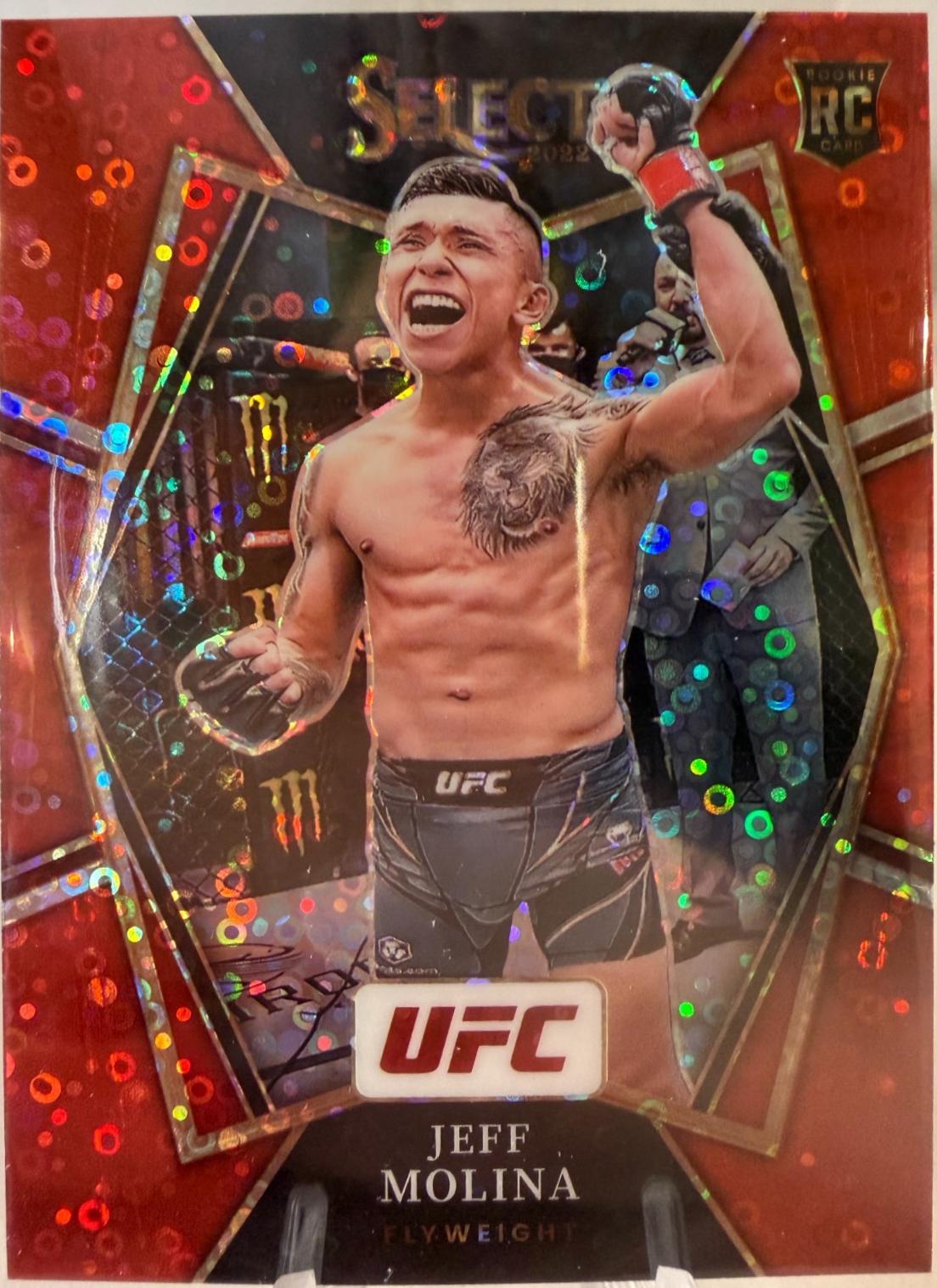 Jeff Molina 2022 Panini Select UFC Premier Level #149 Red Disco
