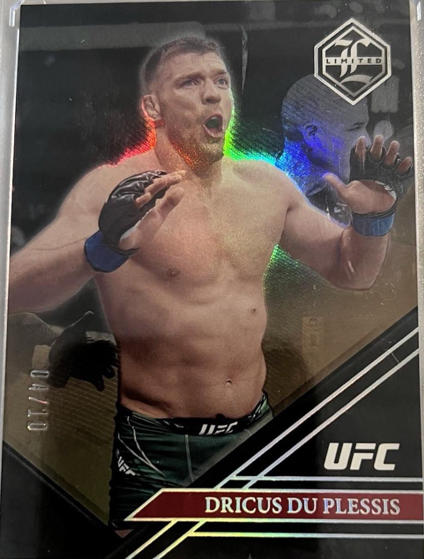 Dricus Du Plessis 2023 Panini Chronicles UFC Base Limited #210 Gold