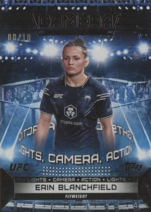 Erin Blanchfield 2024 Topps Knockout UFC Camera (Lights, Camera, Action) #CAM-13 Black