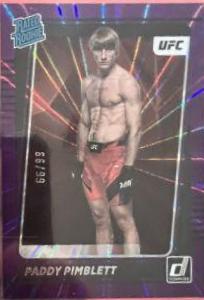 Paddy Pimblett 2022 Panini Donruss UFC Base #207 Purple Laser