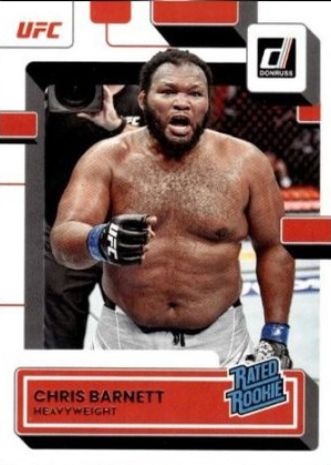 Chris Barnett 2023 Panini Donruss UFC Base #213 Press Proof Teal