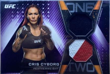 Cris Justino 2019 Topps UFC Knockout Knockout Relics #KR-CJ Purple