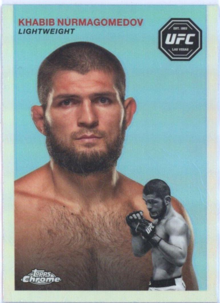 Khabib Nurmagomedov 2024 Topps Chrome UFC 1954 Topps #FFT-21 Refractor