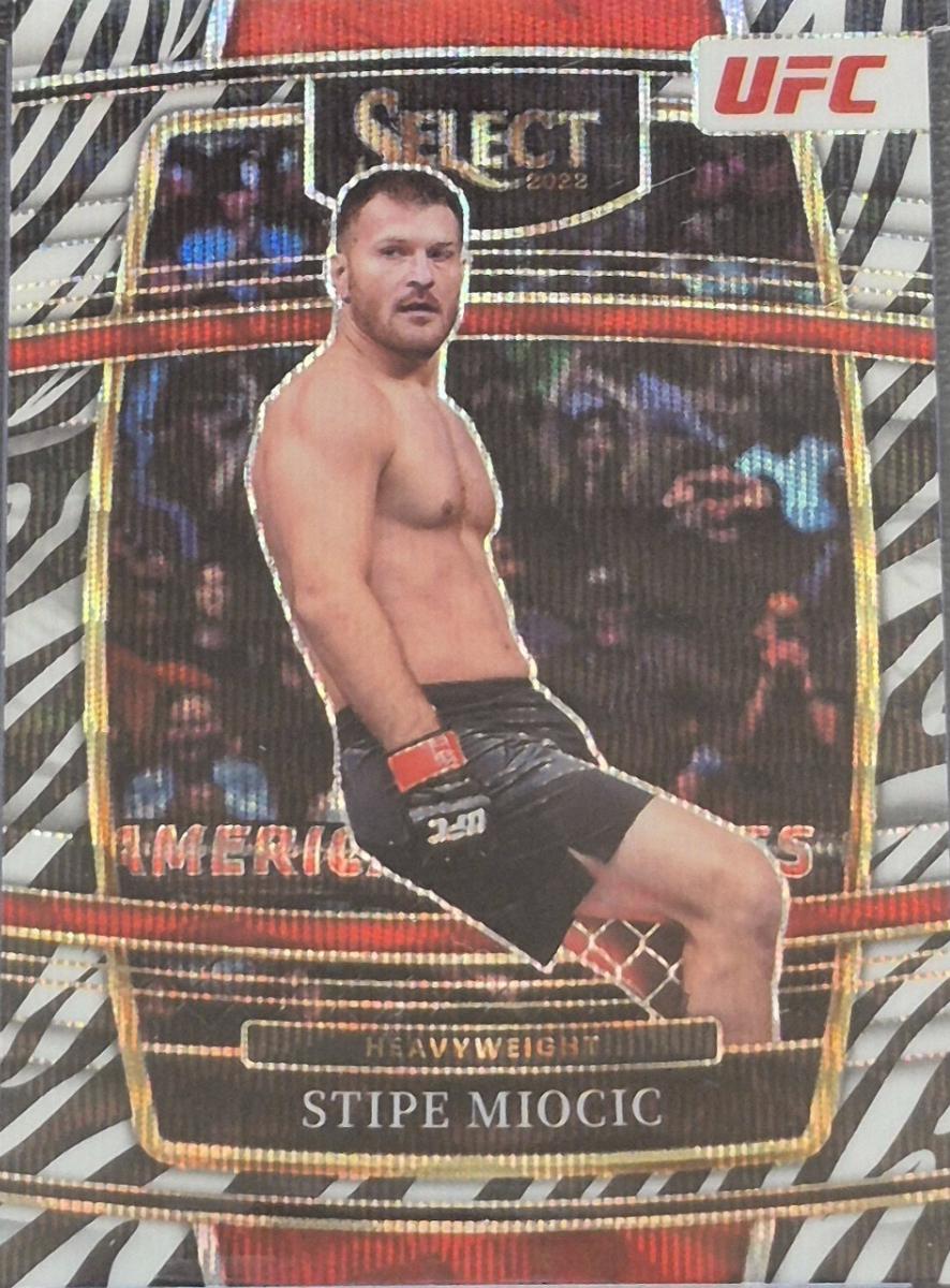 Stipe Miocic 2022 Panini Select UFC Concourse #85 Zebra