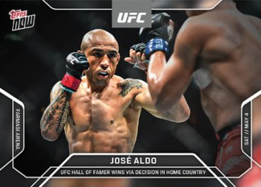 José Aldo Topps Now UFC Base #5 Orange