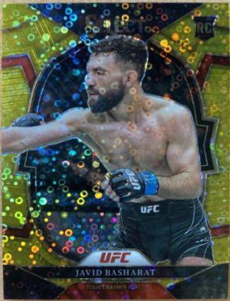 Javid Basharat 2023 Panini Select UFC Concourse #26 Gold Disco