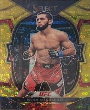 Islam Makhachev 2023 Panini Select UFC Concourse #94 Gold Disco