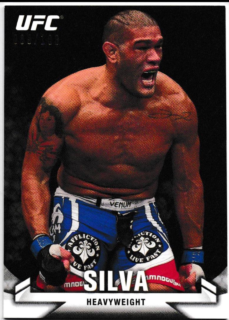 Antonio Silva 2013 Topps UFC Knockout Base #124 Gold