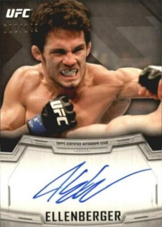 Jake Ellenberger 2014 Topps UFC Knockout Autographs #KA-JEL Mat Stock