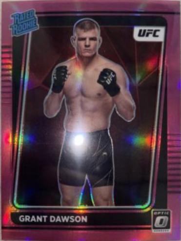 Grant Dawson 2022 Panini Donruss Optic UFC Base #101 Pink
