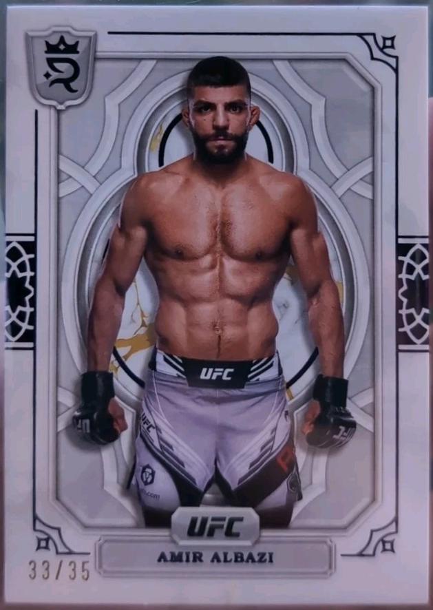 Amir Albazi 2024 Topps Royalty UFC Base #82 Purple