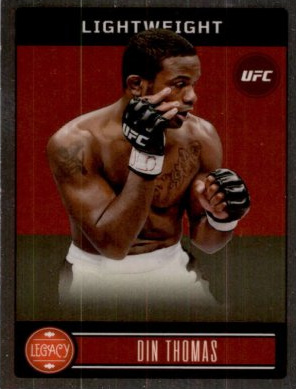 Din Thomas 2023 Panini Chronicles UFC Base Legacy Premium Edition #340 Green