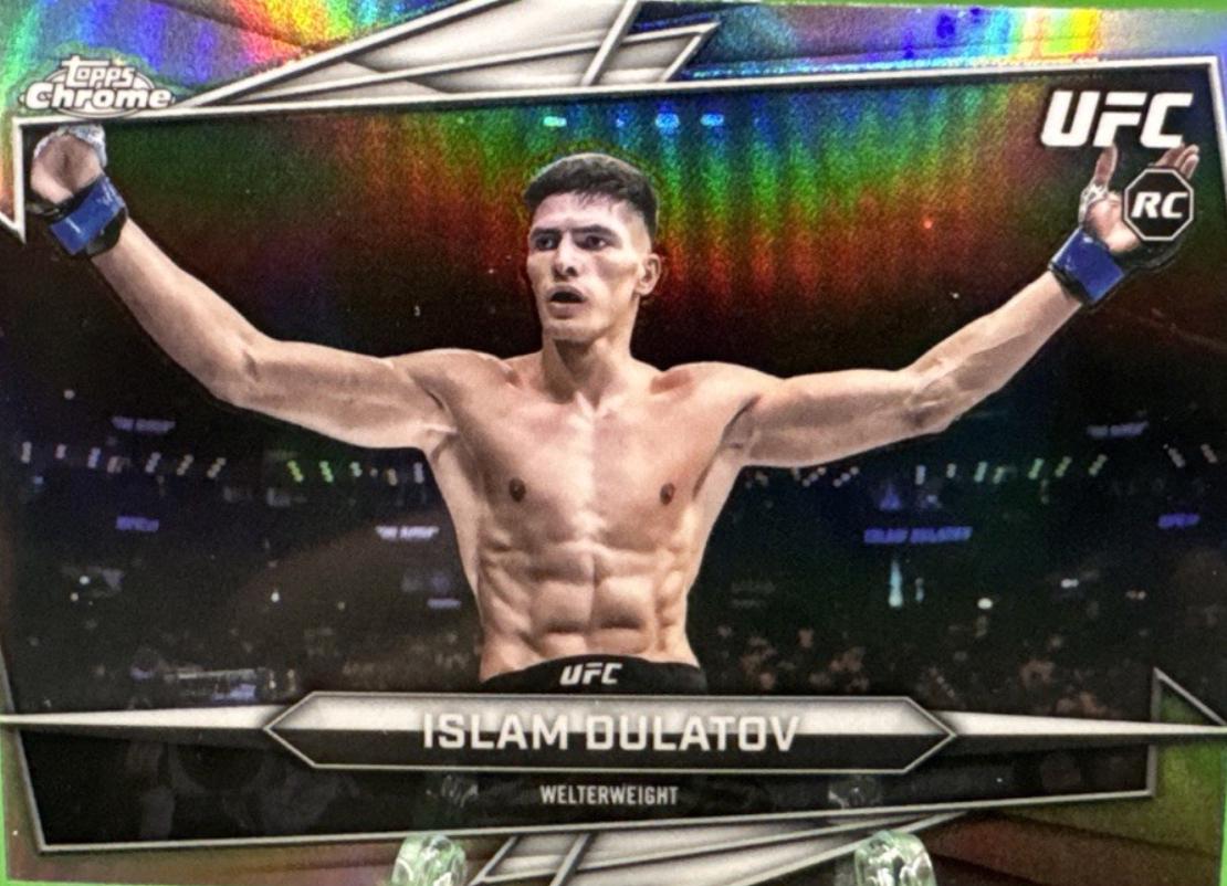 Islam Dulatov 2026 Topps Chrome UFC Base #24 Refractor
