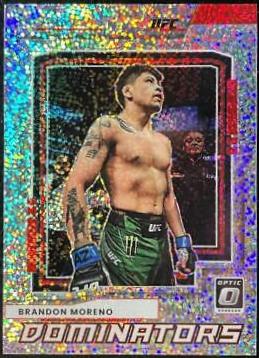 Brandon Moreno 2022 Panini Donruss Optic UFC Dominators #21 White Sparkle