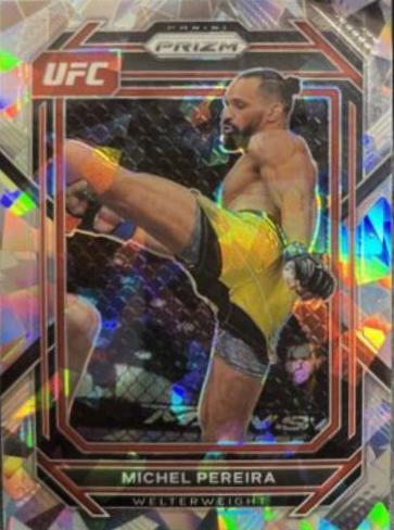 Michel Pereira 2023 Panini Prizm UFC Base #192 Ice