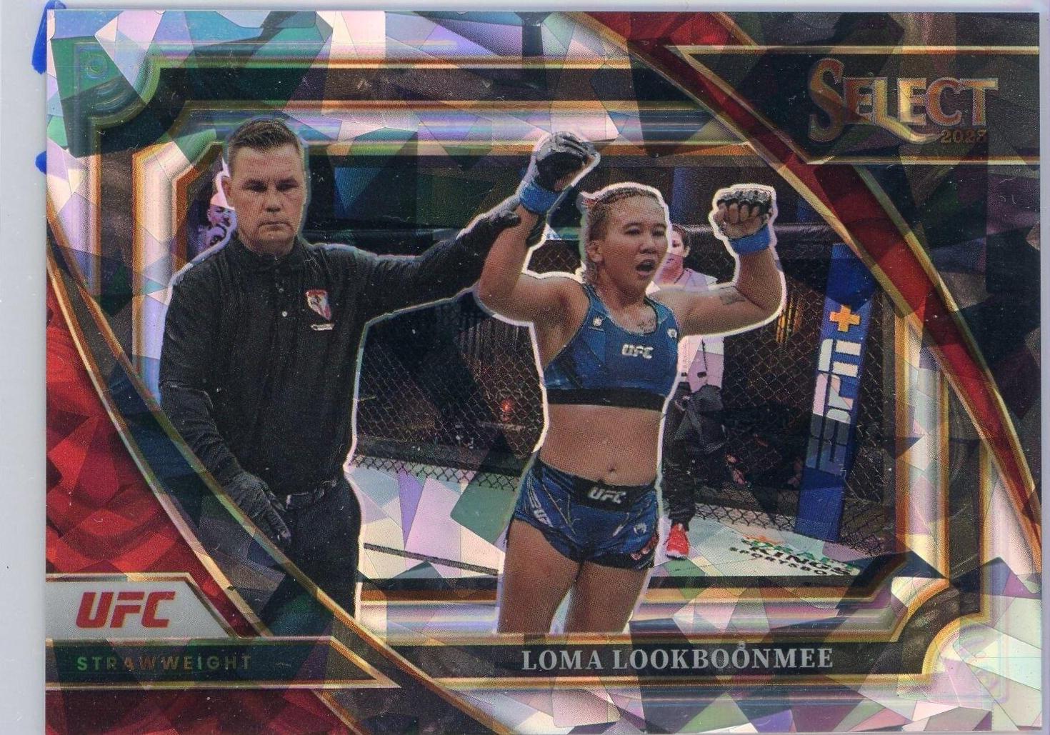 Loma Lookboonmee 2023 Panini Select UFC Mezzanine #366 Cracked Ice