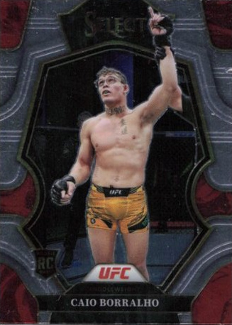 Caio Borralho 2023 Panini Select UFC Premier Level #180 Cracked Ice