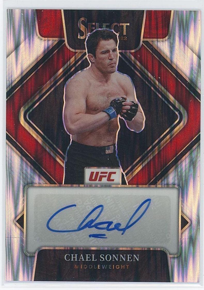 Chael Sonnen 2022 Panini Select UFC Signatures #14 Flash