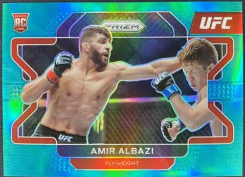 Amir Albazi 2022 Panini Prizm UFC Base #75 Teal