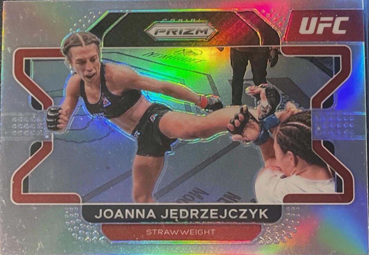 Joanna Jędrzejczyk 2022 Panini Prizm UFC Base #83 Silver