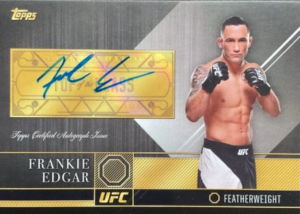 Frankie Edgar 2016 Topps UFC Top of the Class Top of the Class Autographs #TCA-FE Red