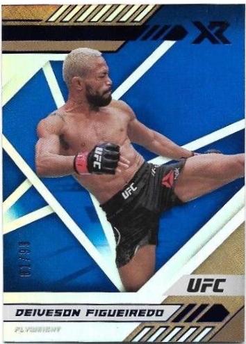 Deiveson Figueiredo 2021 Panini Chronicles UFC Base XR #181 Blue