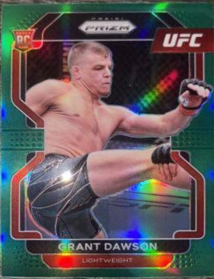 Grant Dawson 2022 Panini Prizm UFC Base #193 Green