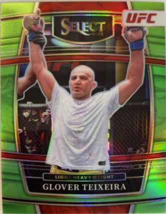 Glover Teixeira 2022 Panini Select UFC Concourse #17 Neon Green