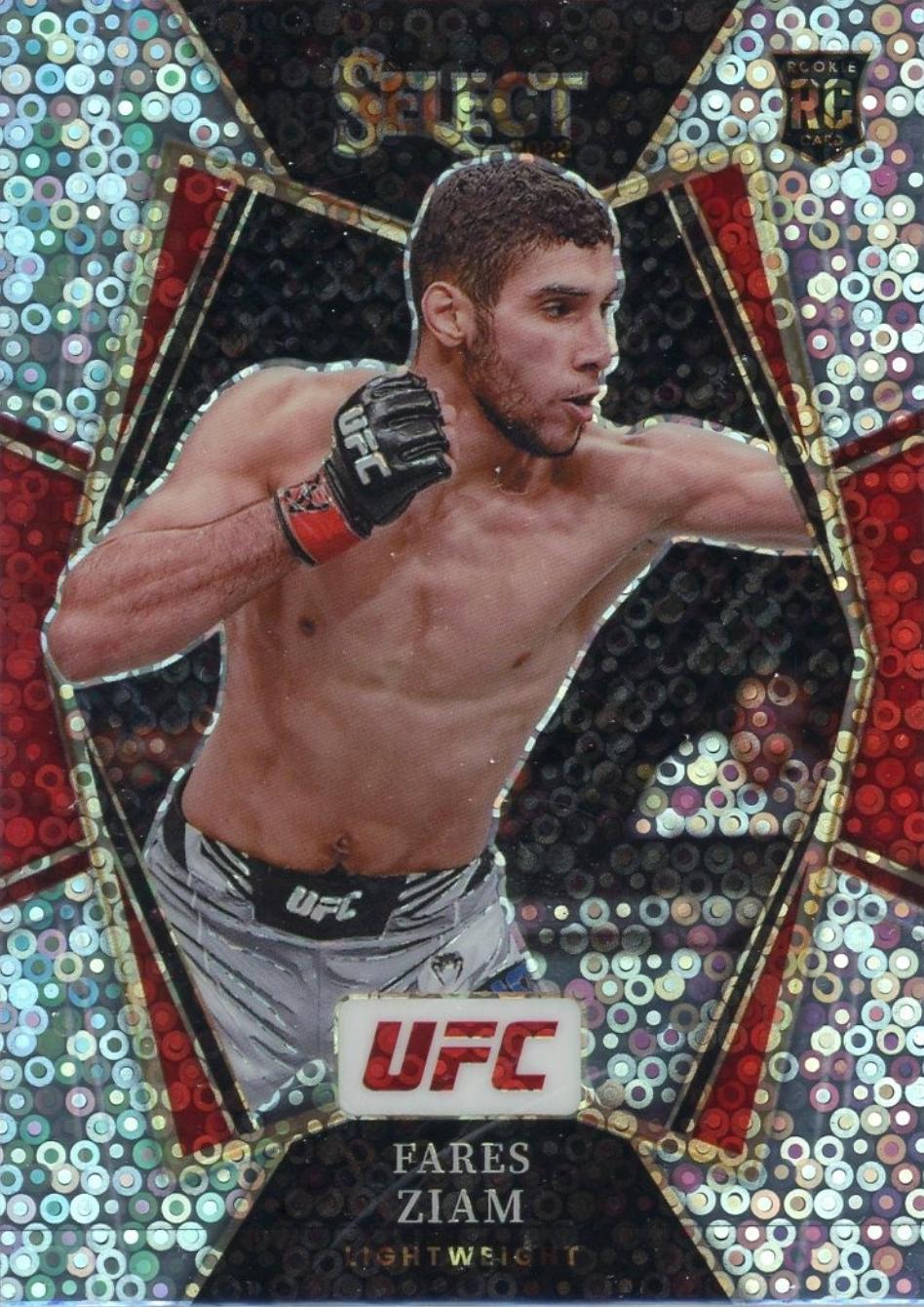 Fares Ziam 2022 Panini Select UFC Premier Level #130 Disco