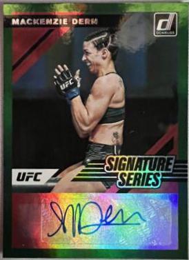 Mackenzie Dern 2022 Panini Donruss UFC Signature Series #35 Green