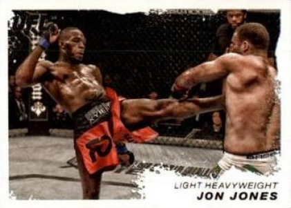Jon Jones 2011 Topps UFC Moment of Truth Base #205 Ruby