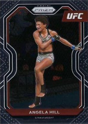 Angela Hill 2021 Panini Prizm UFC Base #86 Gold