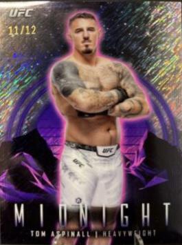 Tom Aspinall 2024 Topps Midnight UFC Base #34 Midnight