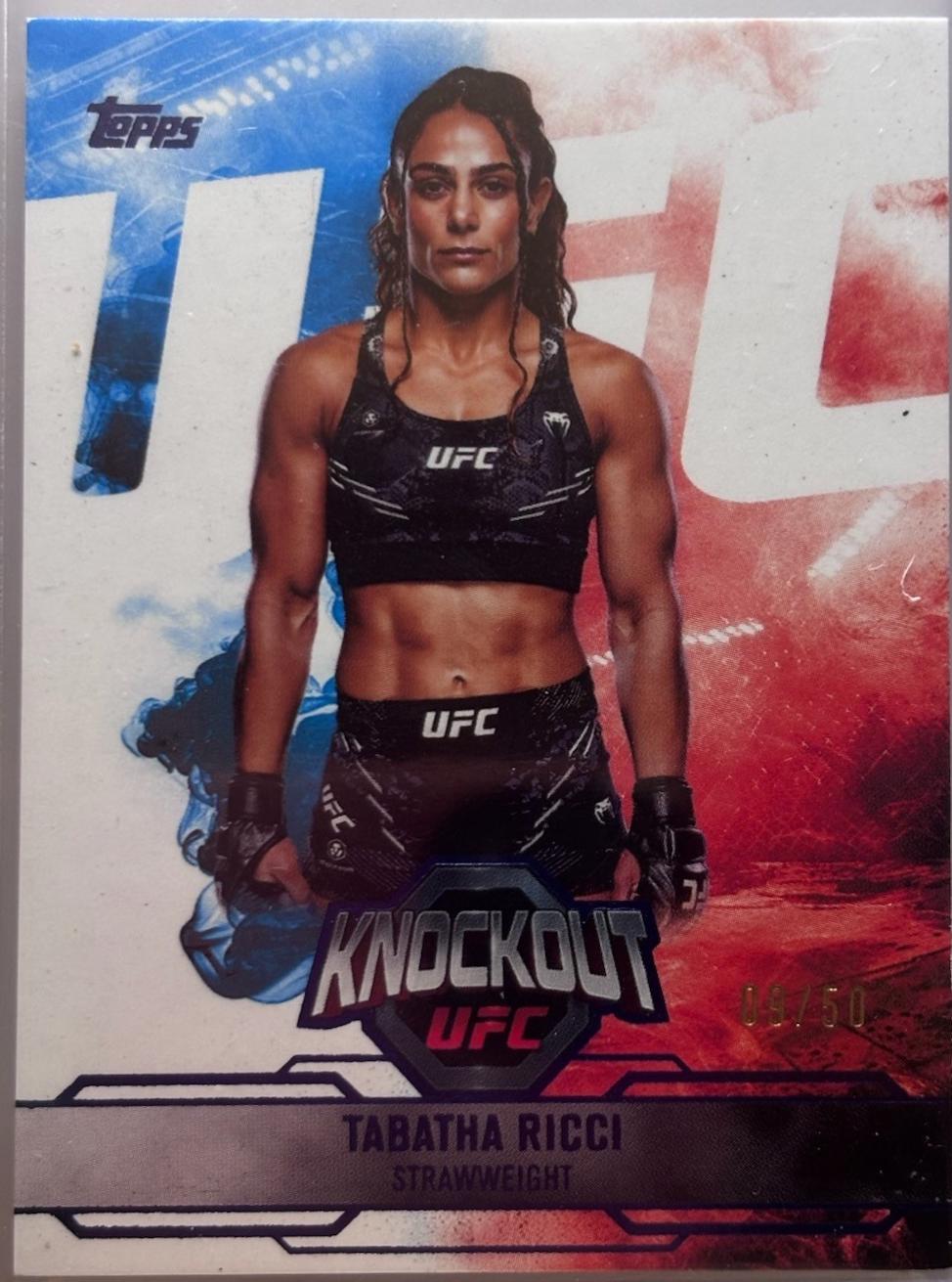 Tabatha Ricci 2025 Topps Knockout UFC Base #20 Blue