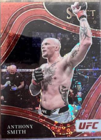 Anthony Smith 2022 Panini Select UFC Octagonside #228 Red Disco