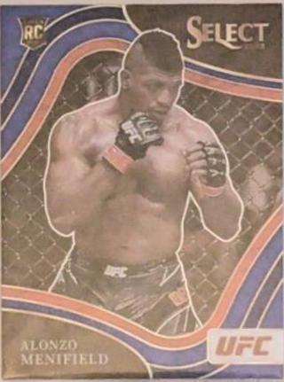 Alonzo Menifield 2022 Panini Select UFC Octagonside #290 Blue Prizm