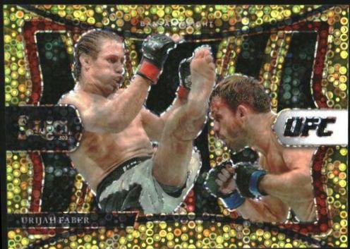 Urijah Faber 2021 Panini Select UFC Premier Level #127 Gold Disco