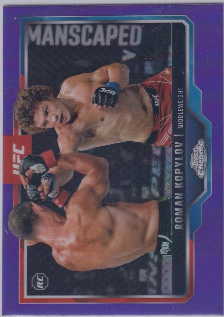 Roman Kopylov 2025 Topps Chrome UFC Base #66 Purple Refractor