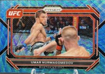 Umar Nurmagomedov 2023 Panini Prizm UFC Base #53 Blue Wave