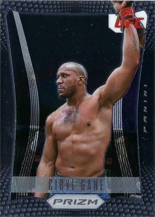 Ciryl Gane 2022 Panini Prizm UFC Prizm Flashback #16 Black