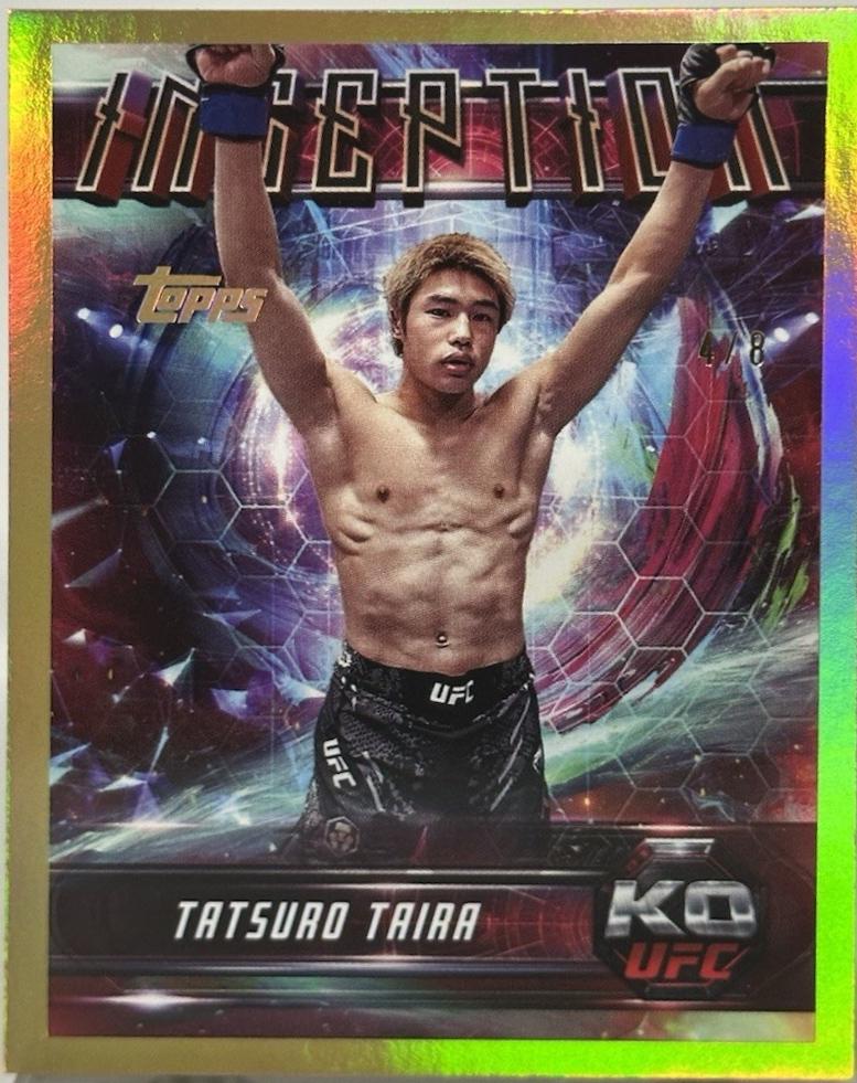 Tatsuro Taira 2025 Topps Knockout UFC Inception #IN-51 Gold