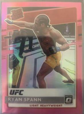 Ryan Spann 2021 Panini Chronicles UFC Base Optic Rated Rookies #212 Pink