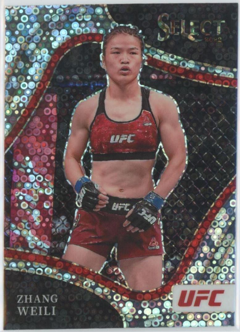 Zhang Weili 2022 Panini Select UFC Octagonside #291 Silver